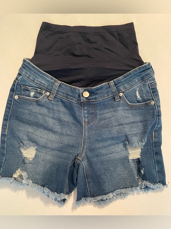 Time and Tru Pants - Time and Tru Blue Distressed Jean Shorts
